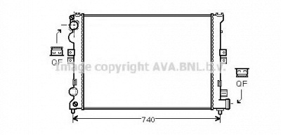 AVA QUALITY COOLING cn2078 -  Радиатор, охлаждение двигателя